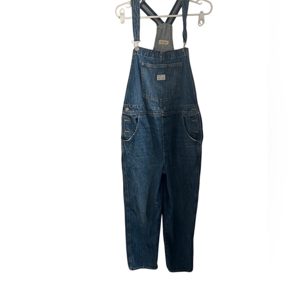 Levi’s Premium Denim Overalls Women’s Size Medium - Picture 5 of 9